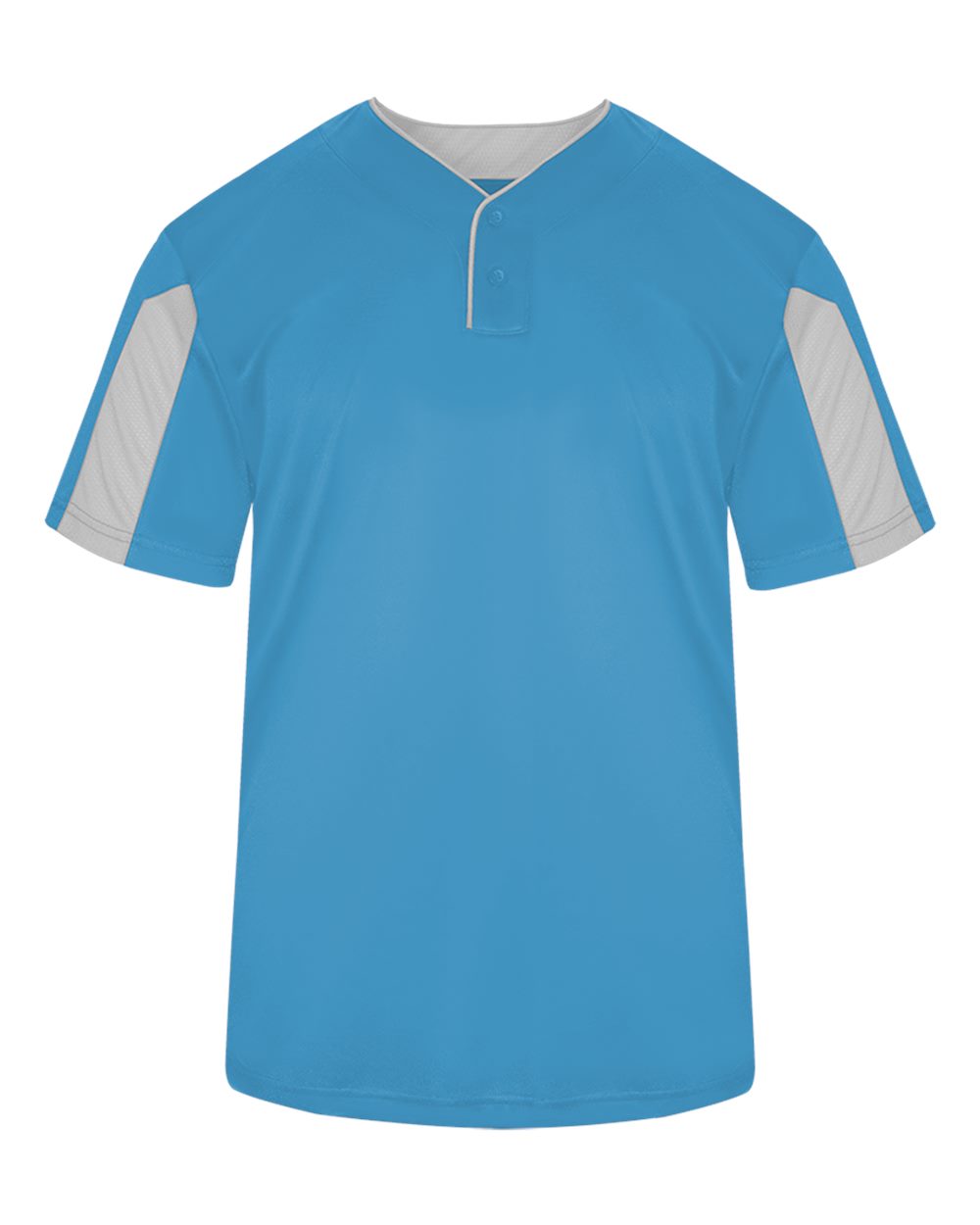 Alleson Athletic 2976 Youth Striker Placket in Columbia Blue/ White