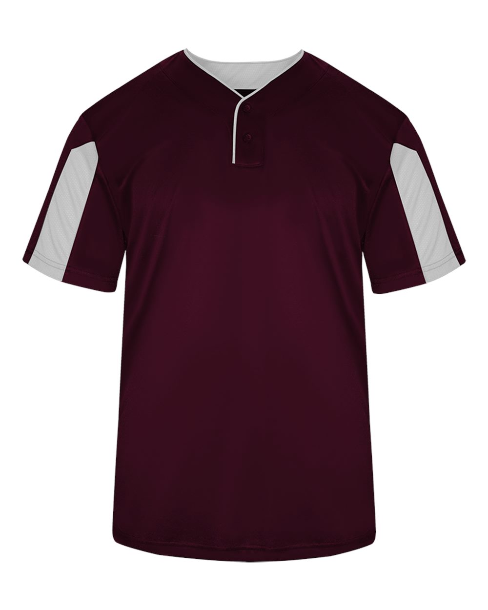 Alleson Athletic 2976 Youth Striker Placket in Maroon/ White