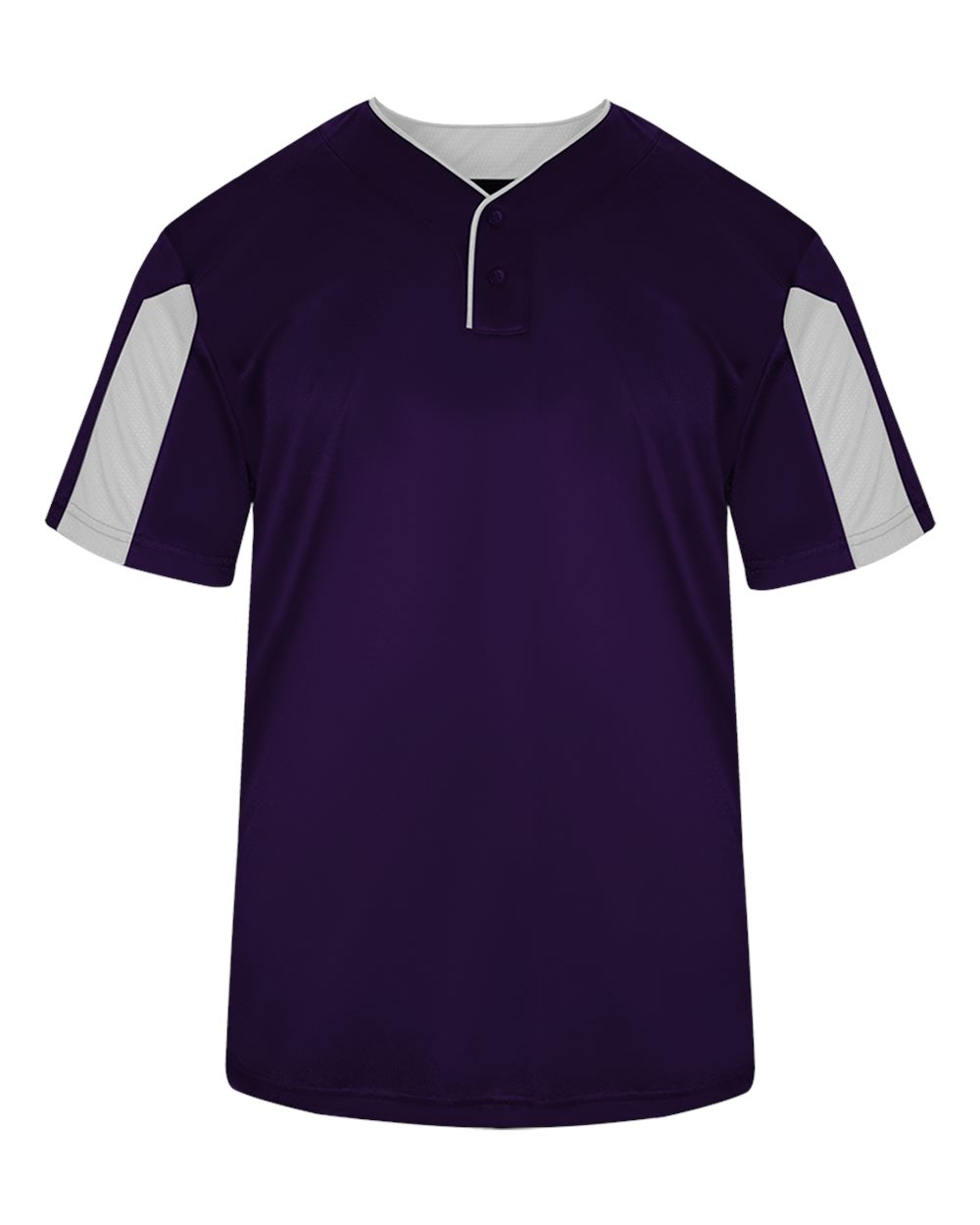 Alleson Athletic 2976 Youth Striker Placket in Purple/ White