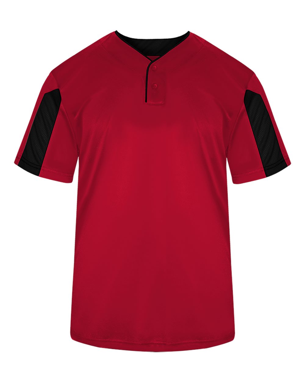 Alleson Athletic 2976 Youth Striker Placket in Red/ Black