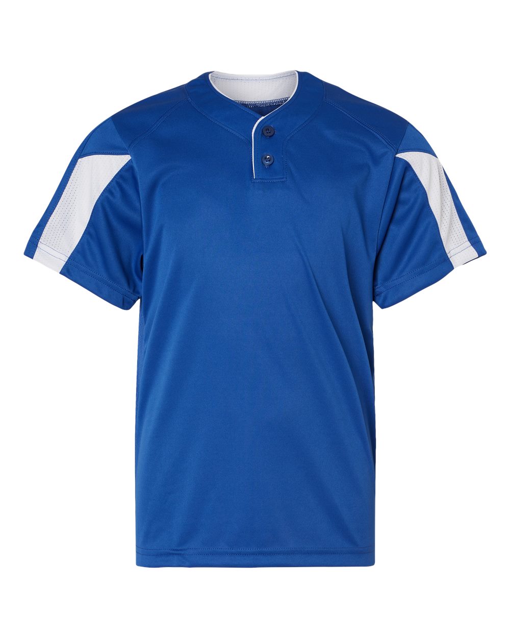 Alleson Athletic 2976 Youth Striker Placket in Royal/ White