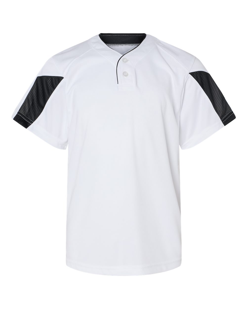Alleson Athletic 2976 Youth Striker Placket in White/ Black