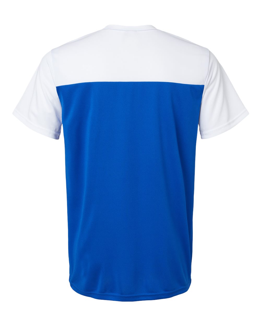 Alleson Athletic 532CJ Men's Crewneck Pullover Baseball Jersey in Royal/ White, back