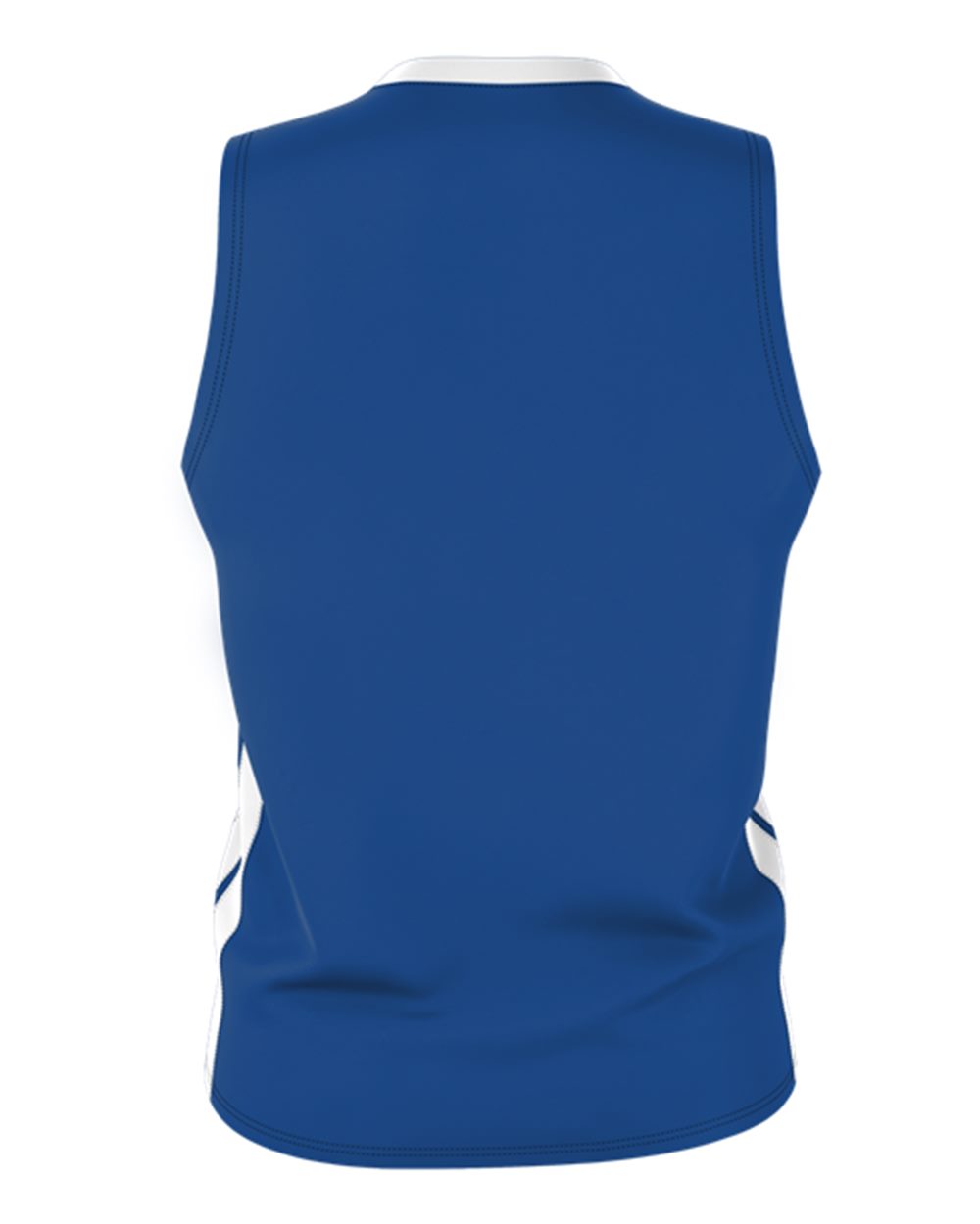 Alleson Athletic 538J Men's Single Ply Basketball Jersey in Royal/ White, back