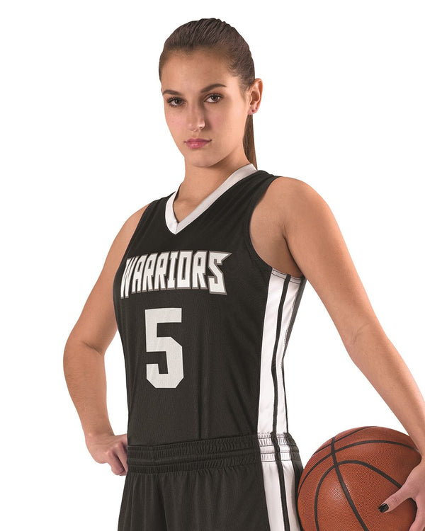 Alleson Athletic 538JW Women's Single Ply Basketball Jersey