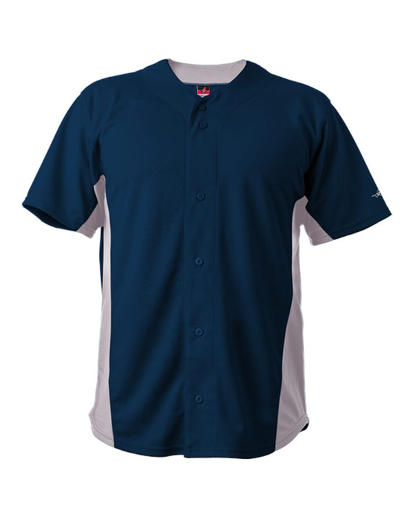 Alleson Athletic 566BFJ Unisex Crush Full Button Baseball Jersey