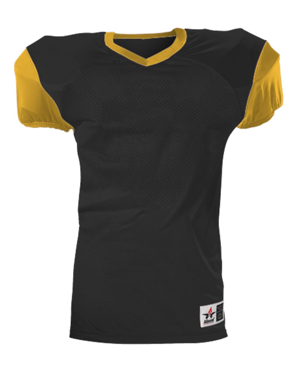 Alleson Athletic 751Y Youth Pro Game Football Jersey in Black/ Gold