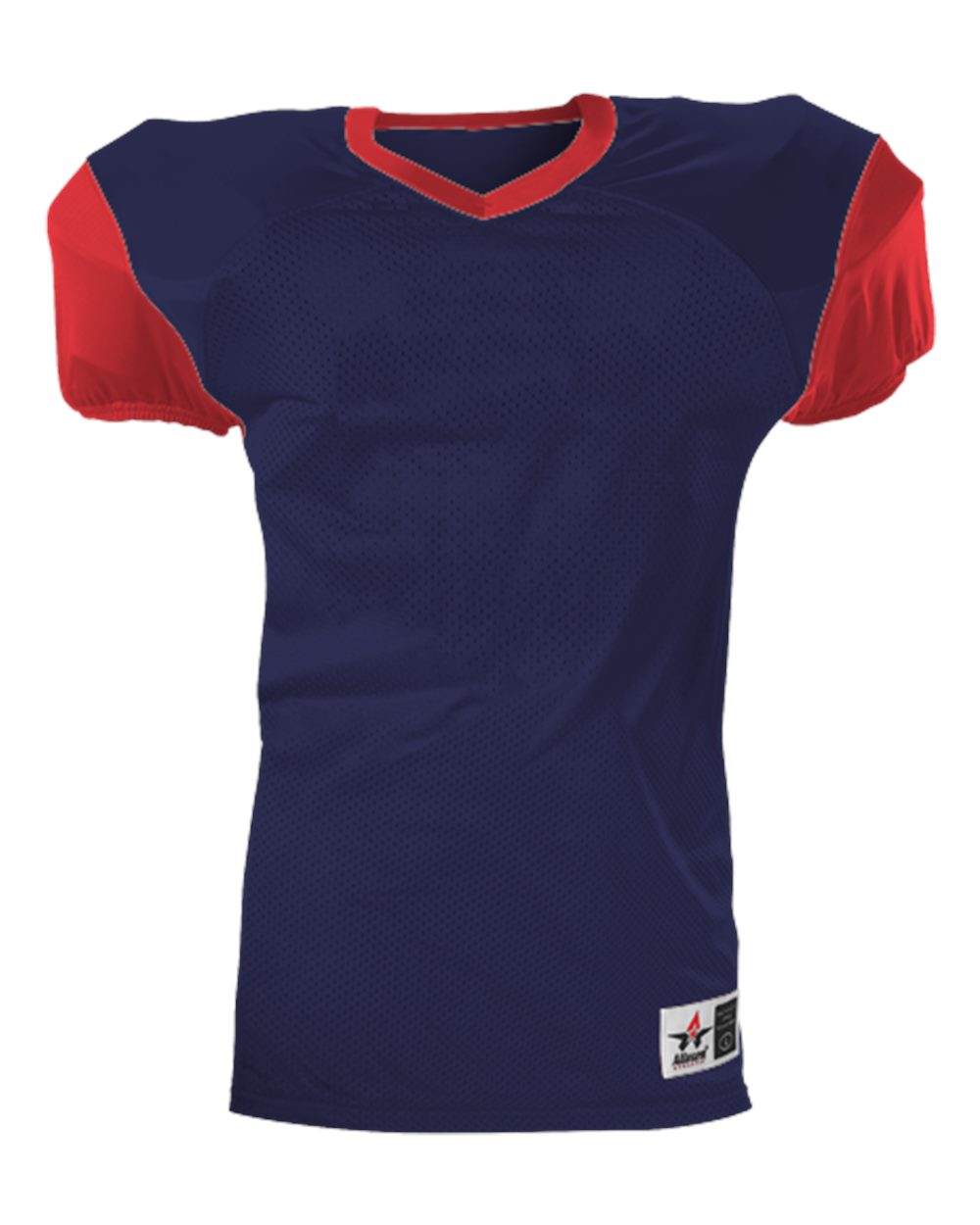 Alleson Athletic 751Y Youth Pro Game Football Jersey in Navy/ Red