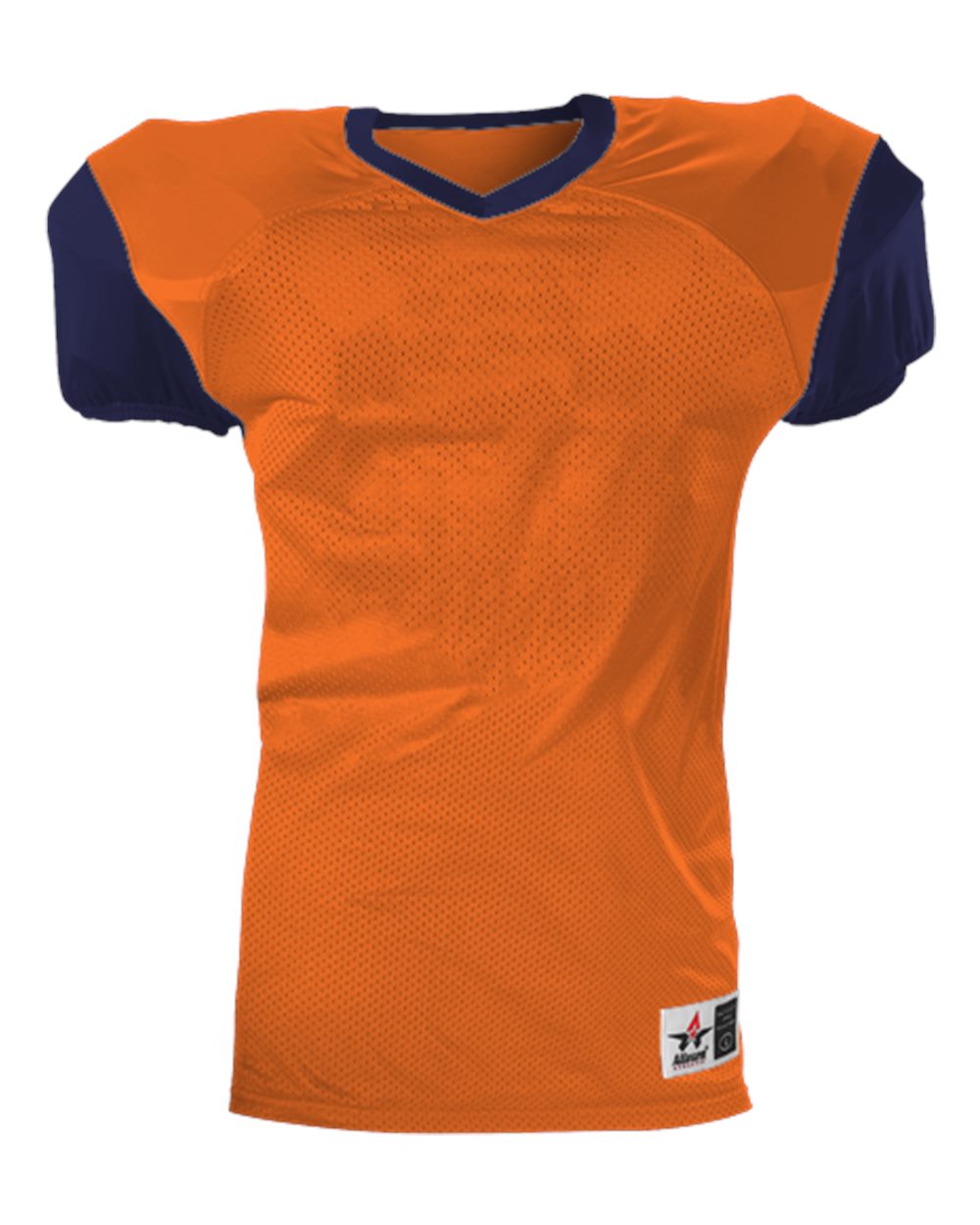 Alleson Athletic 751Y Youth Pro Game Football Jersey in Orange/ Navy