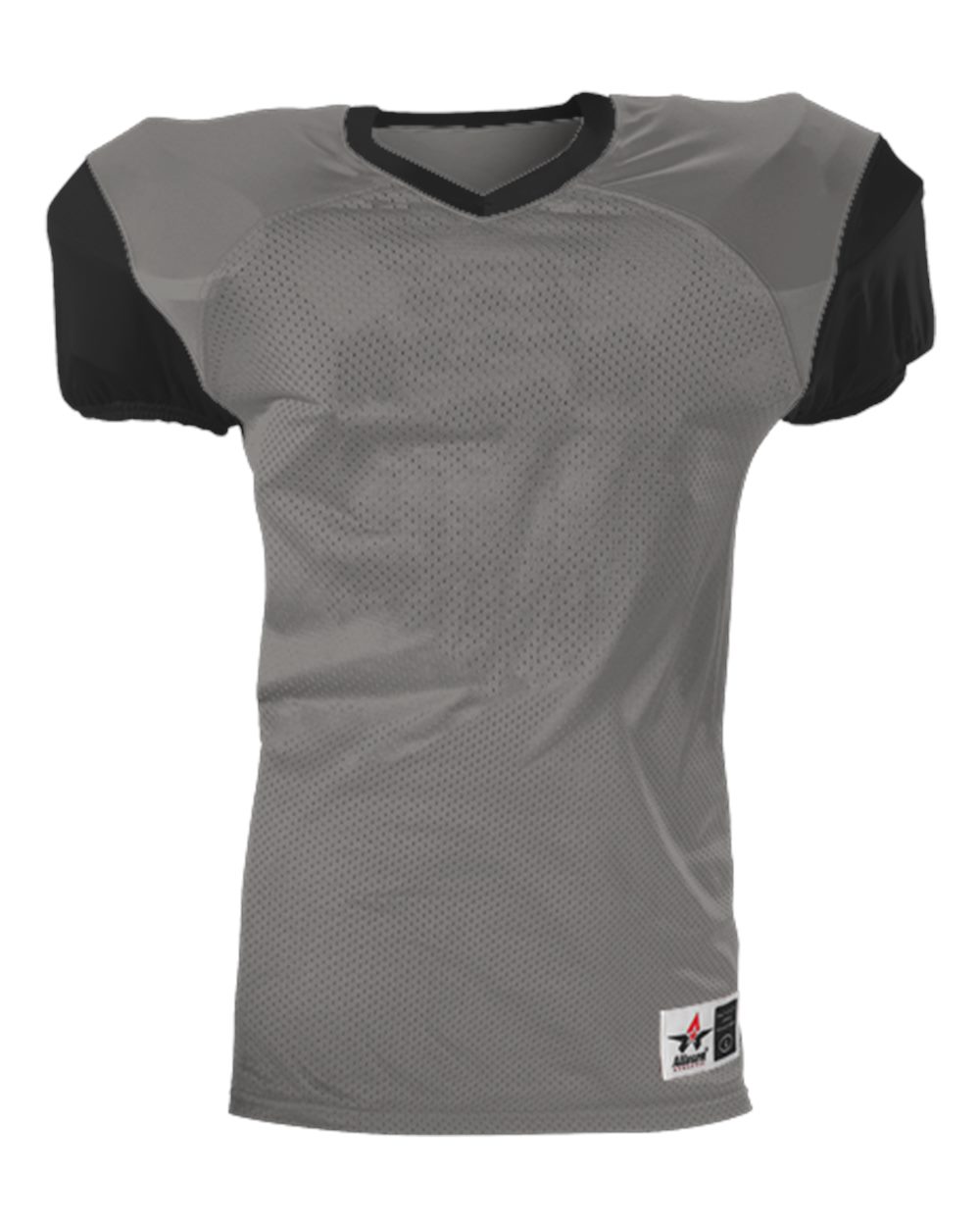 Alleson Athletic 751Y Youth Pro Game Football Jersey in Silver/ Black