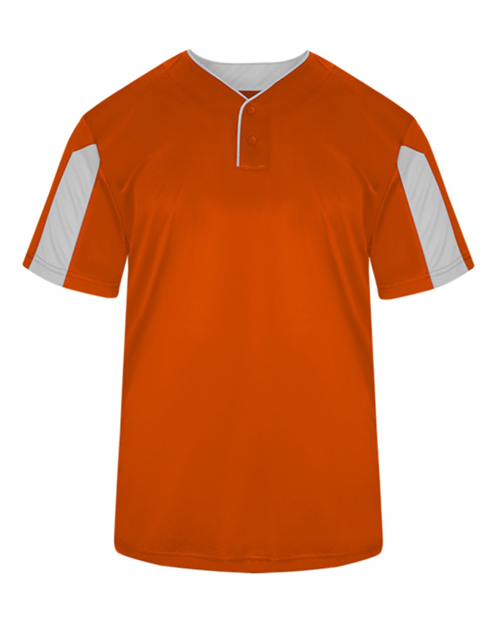 Alleson Athletic 7976 Men's Striker Placket in Burnt Orange/ White
