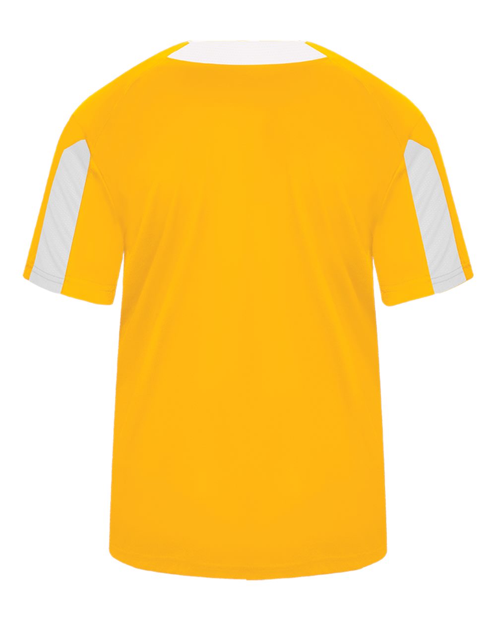 Alleson Athletic 7976 Men's Striker Placket in Gold/ White, back