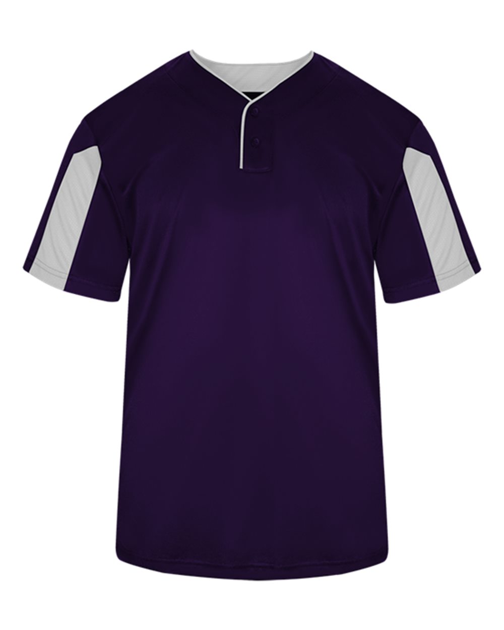 Alleson Athletic 7976 Men's Striker Placket in Purple/ White