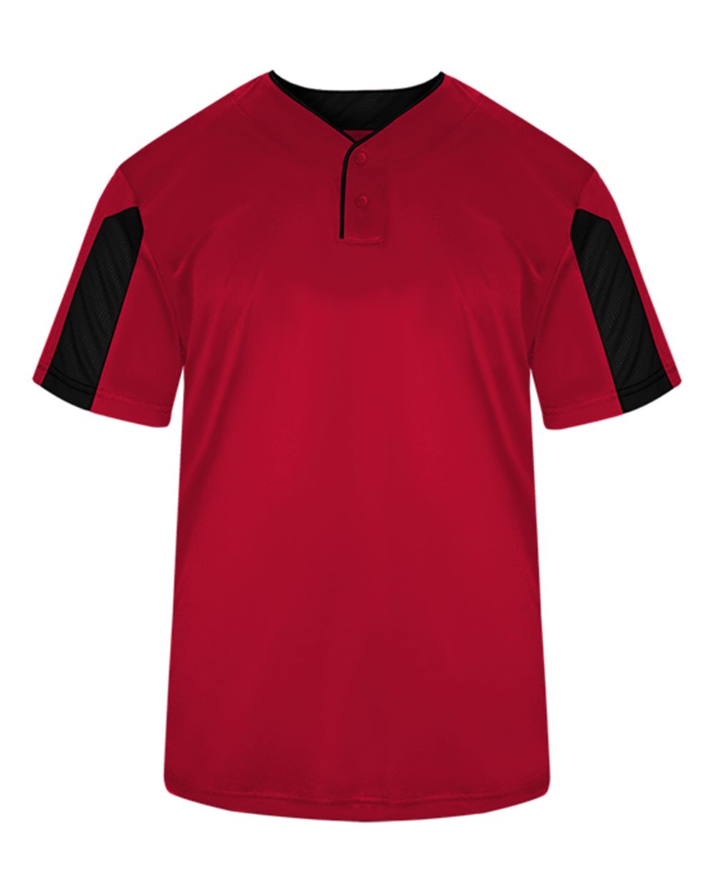 Alleson Athletic 7976 Men's Striker Placket in Red/ Black