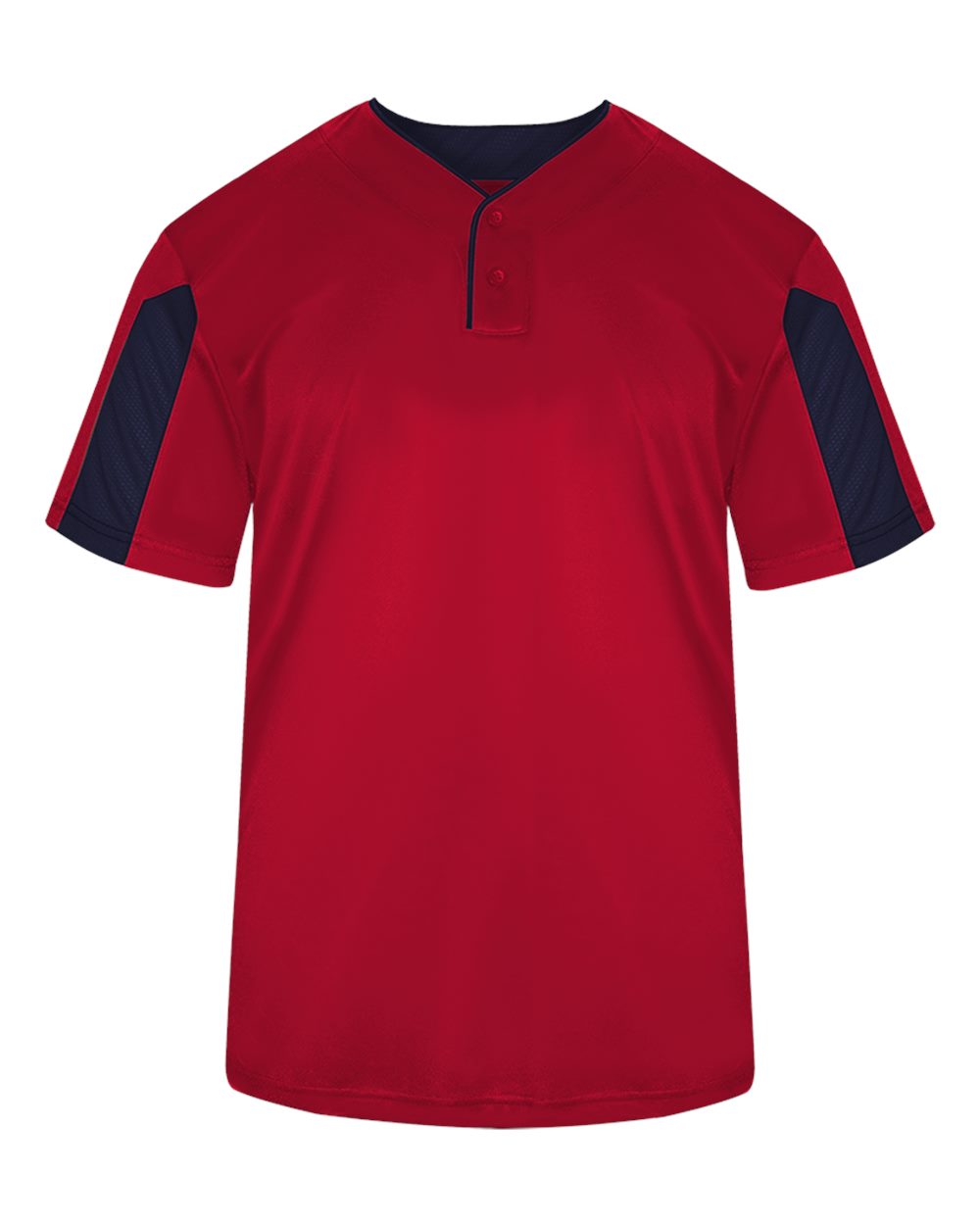 Alleson Athletic 7976 Men's Striker Placket in Red/ Navy