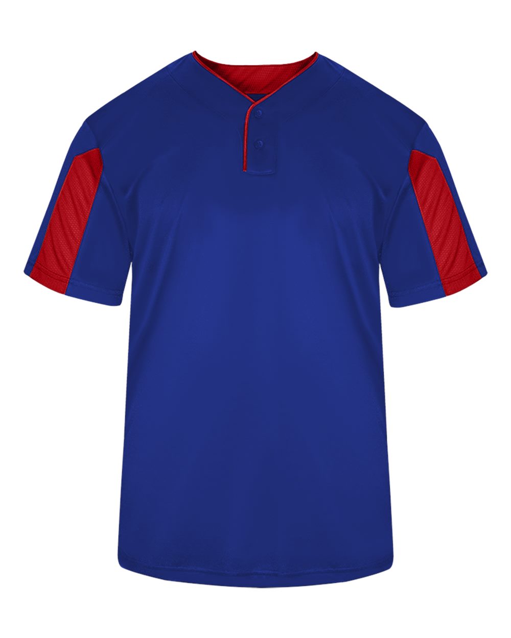 Alleson Athletic 7976 Men's Striker Placket in Royal/ Red
