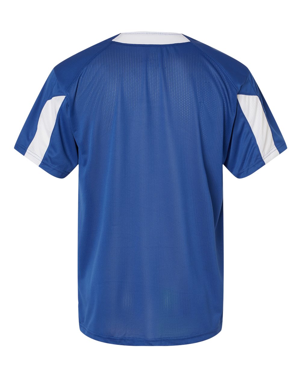 Alleson Athletic 7976 Men's Striker Placket in Royal/ White, back