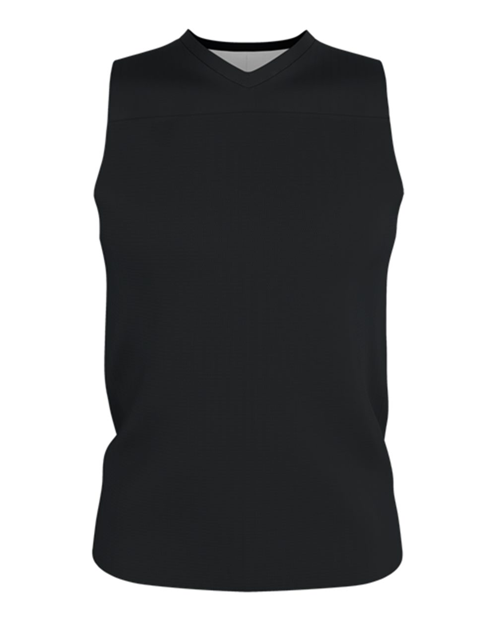 Alleson Athletic A105BY Youth Blank Reversible Game Jersey in Black/ White