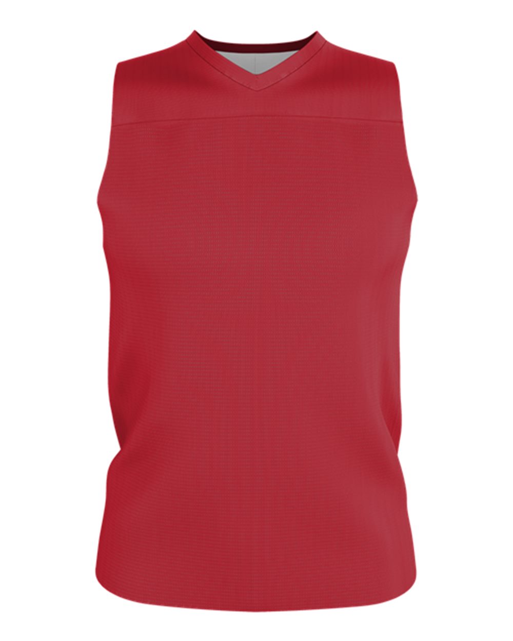 Alleson Athletic A105BY Youth Blank Reversible Game Jersey in Red/ White