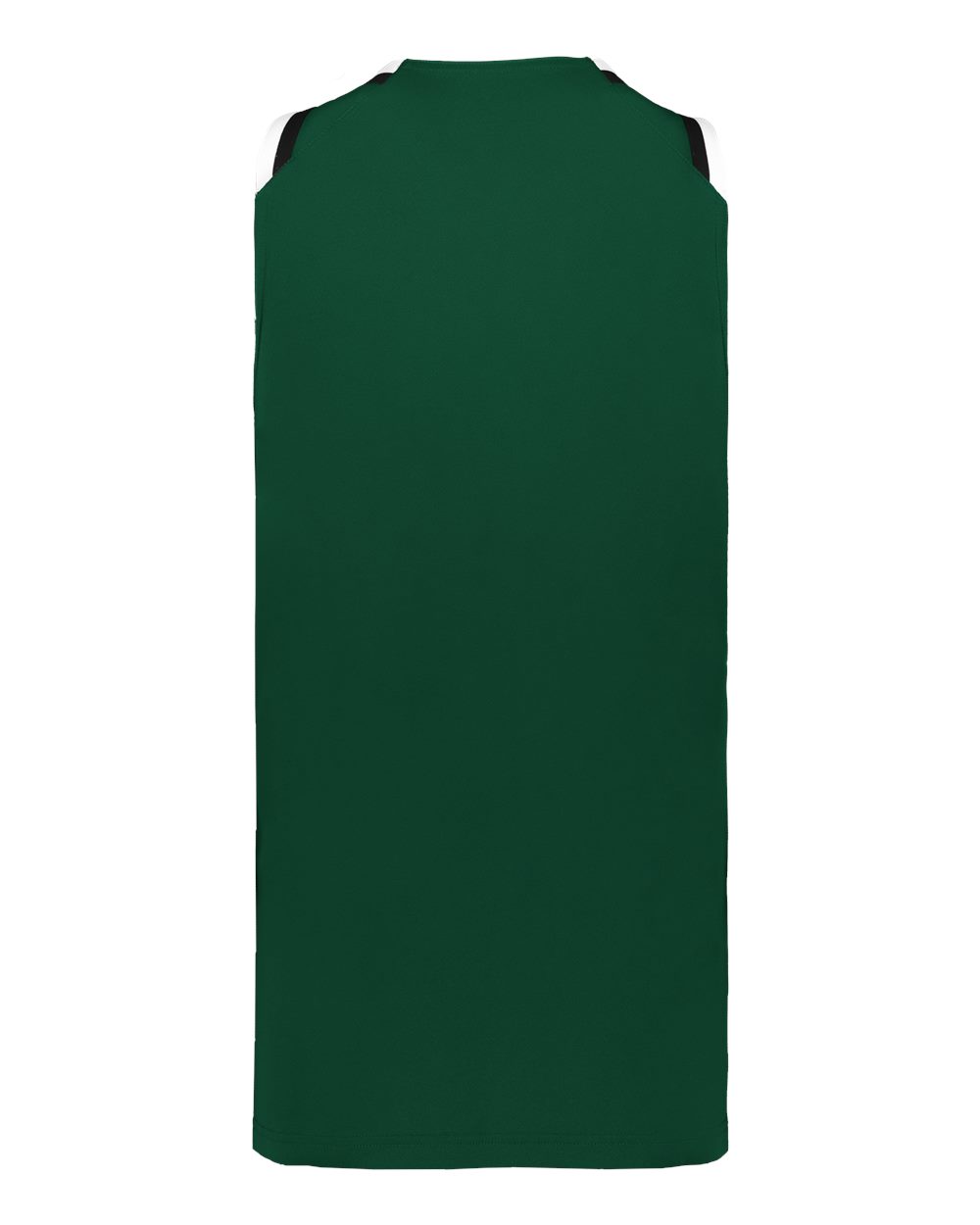 Alleson Athletic A55000 Women's Retro Basketball Jersey in Forest/ Black/ White, back