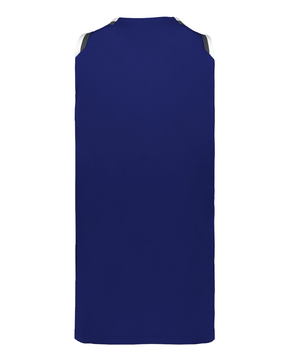 Alleson Athletic A55000 Women's Retro Basketball Jersey in Navy/ Graphite/ White, back