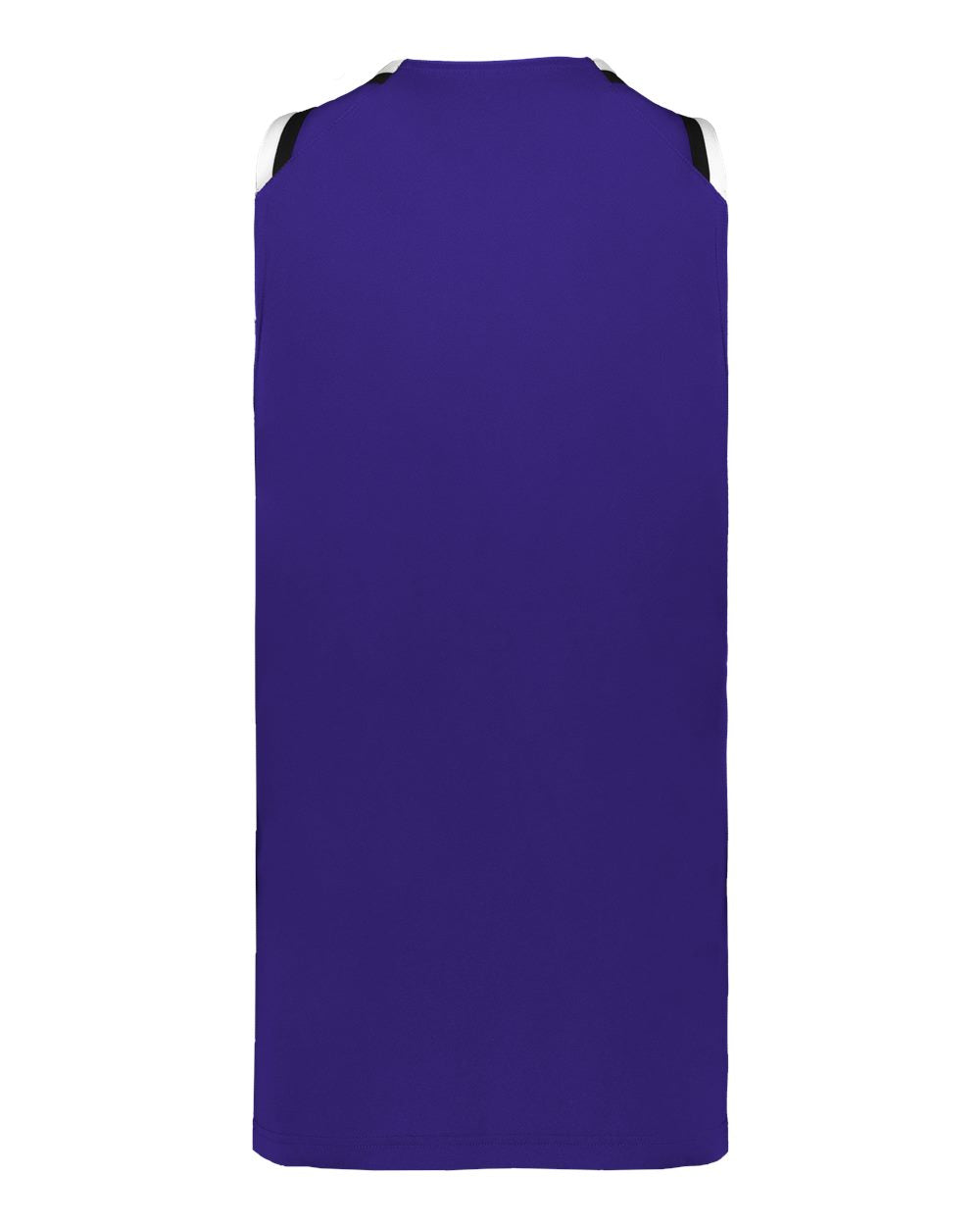 Alleson Athletic A55000 Women's Retro Basketball Jersey in Purple/ Black/ White, back