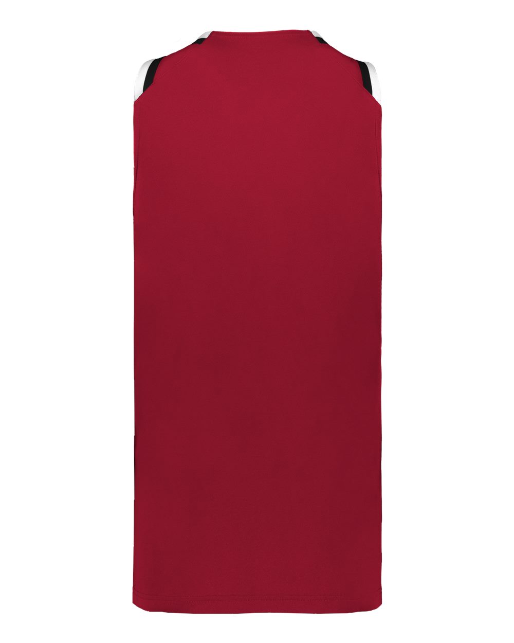 Alleson Athletic A55000 Women's Retro Basketball Jersey in Red/ Black/ White, back