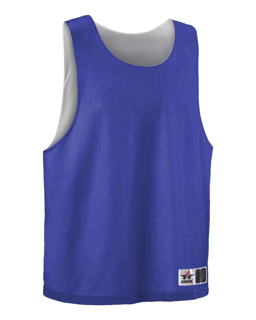 Alleson Athletic LP001A Men's Lacrosse Reversible Pinnie in Royal/ White
