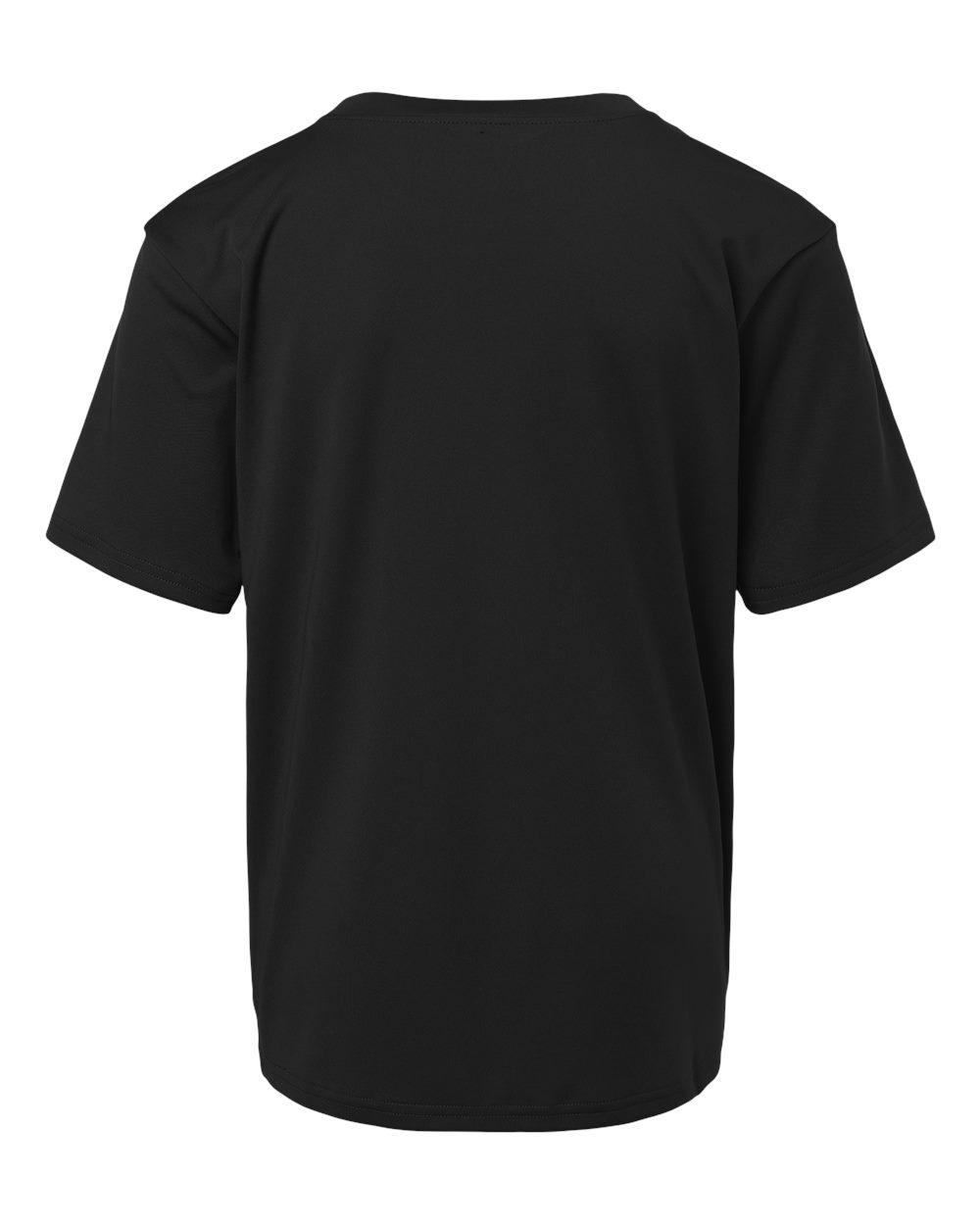 AllPro 48000Y Youth Pro-Lock Performance T-Shirt in Black, back