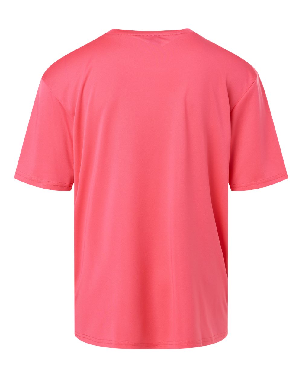 AllPro 48000Y Youth Pro-Lock Performance T-Shirt in Bright Pink, back