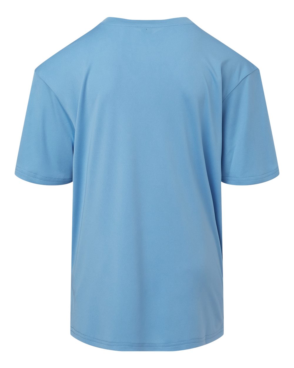 AllPro 48000Y Youth Pro-Lock Performance T-Shirt in Carolina Blue, back