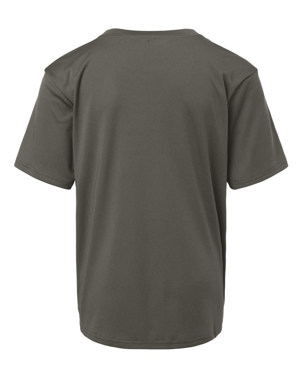 AllPro 48000Y Youth Pro-Lock Performance T-Shirt in Charcoal, back
