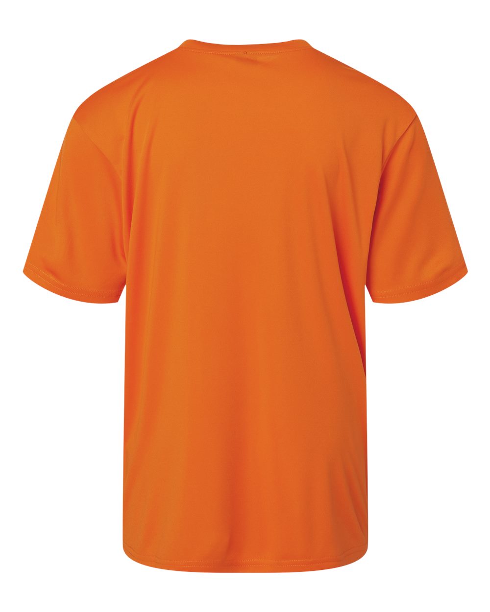 AllPro 48000Y Youth Pro-Lock Performance T-Shirt in Deep Orange, back