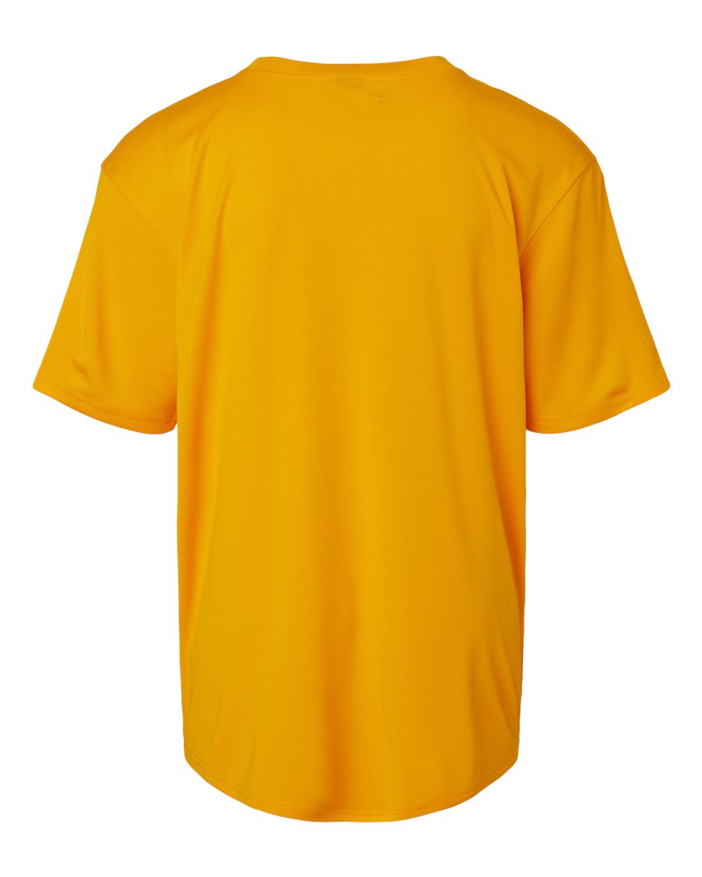 AllPro 48000Y Youth Pro-Lock Performance T-Shirt in Gold, back