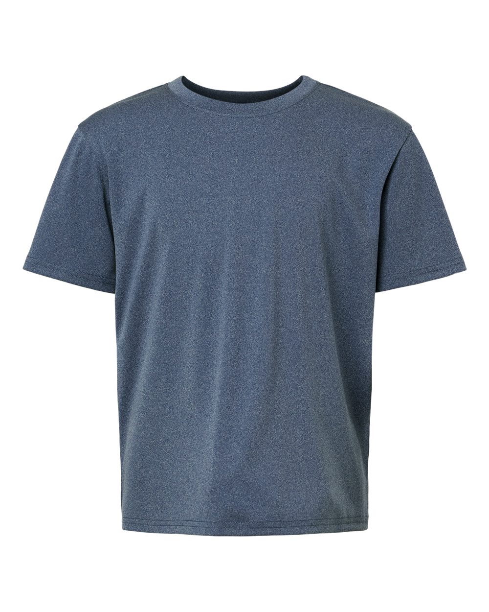 AllPro 48000Y Youth Pro-Lock Performance T-Shirt in Heather Navy