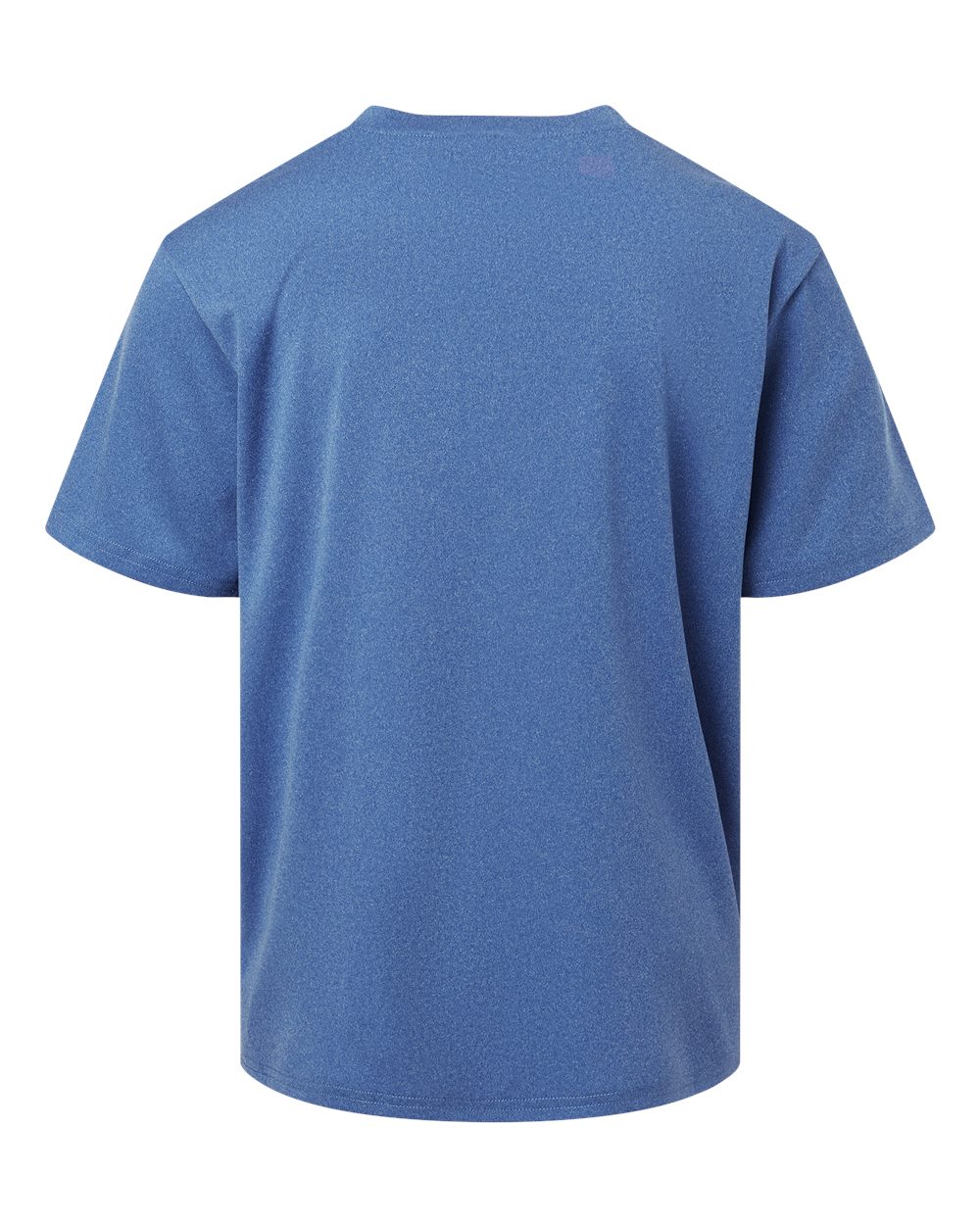 AllPro 48000Y Youth Pro-Lock Performance T-Shirt in Heather Royal, back