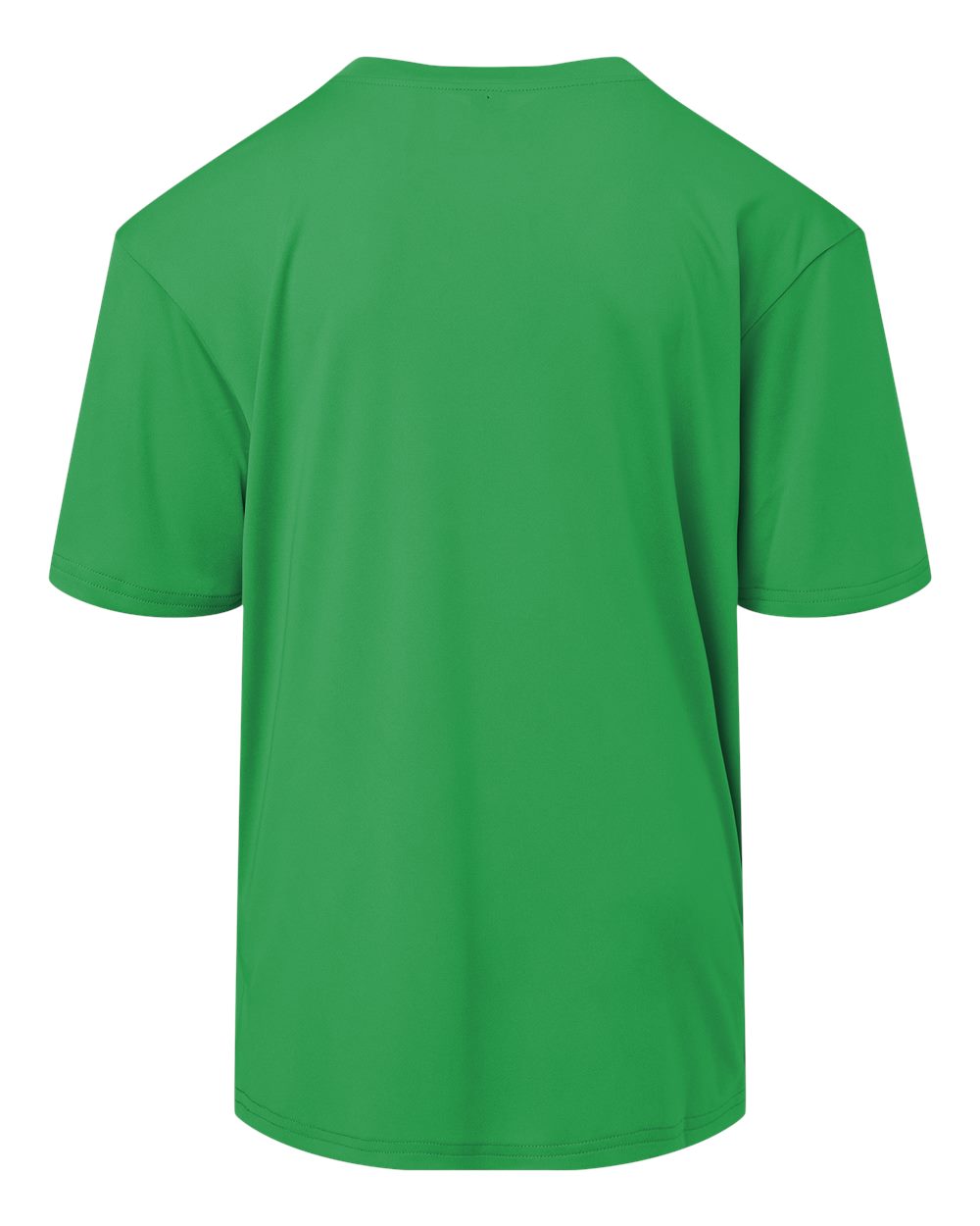 AllPro 48000Y Youth Pro-Lock Performance T-Shirt in Kelly Green, back