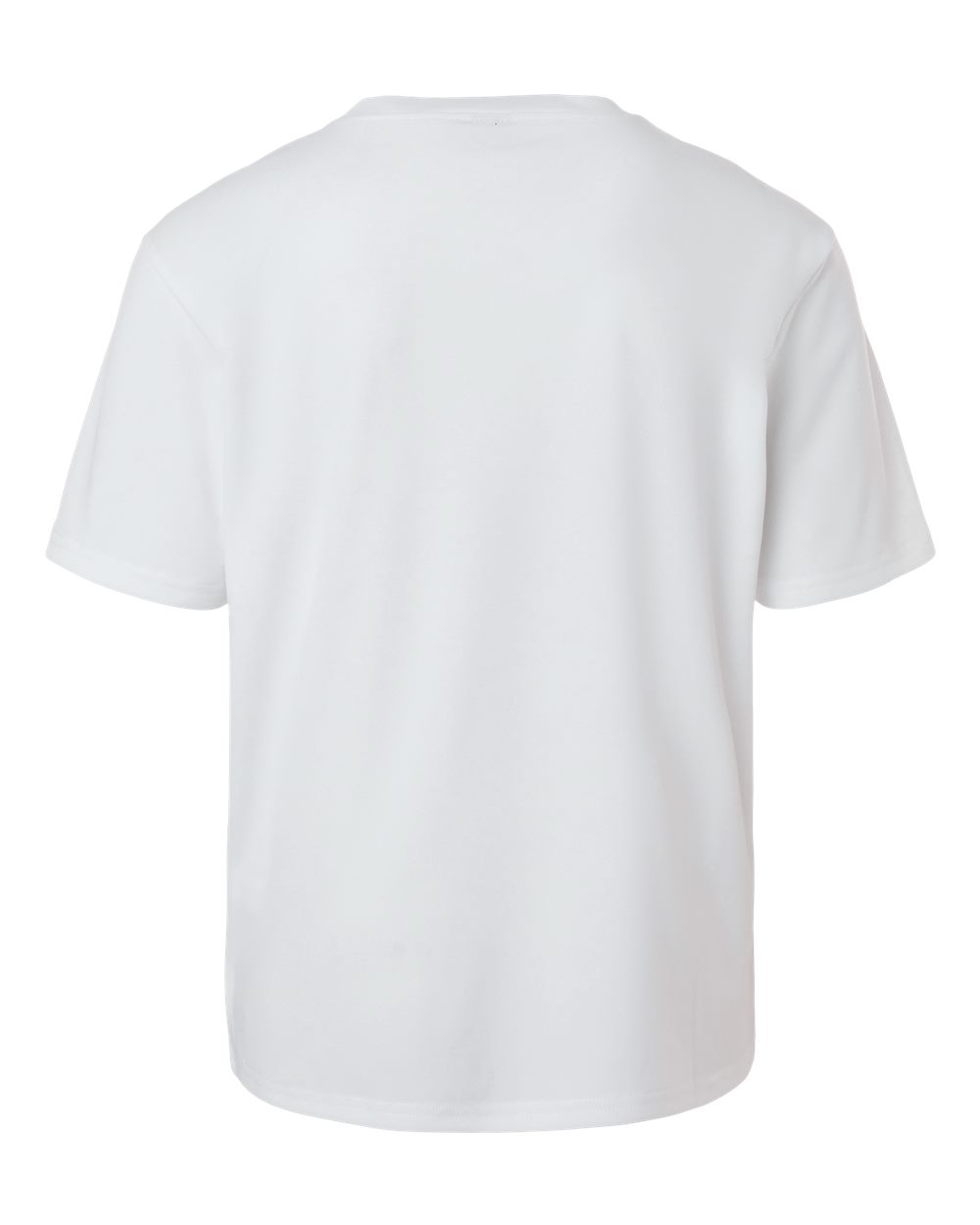 AllPro 48000Y Youth Pro-Lock Performance T-Shirt in White, back