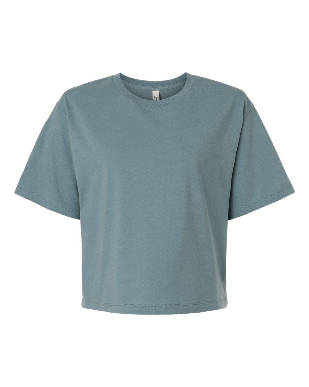 American Apparel 102 Women's Fine Jersey Mid-Length Boxy Tee in Arctic