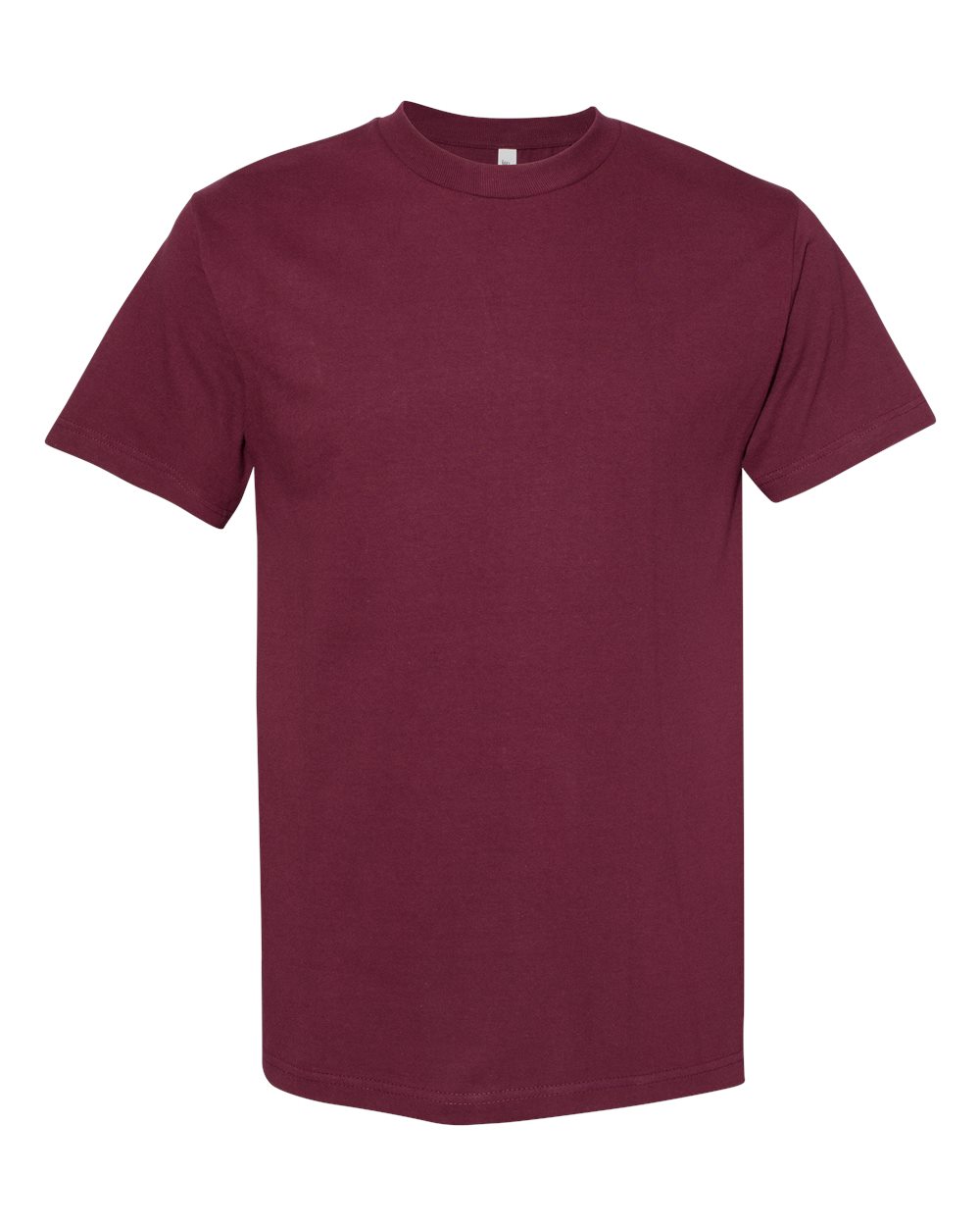American Apparel 1301 Unisex Heavyweight Cotton Tee in Burgundy