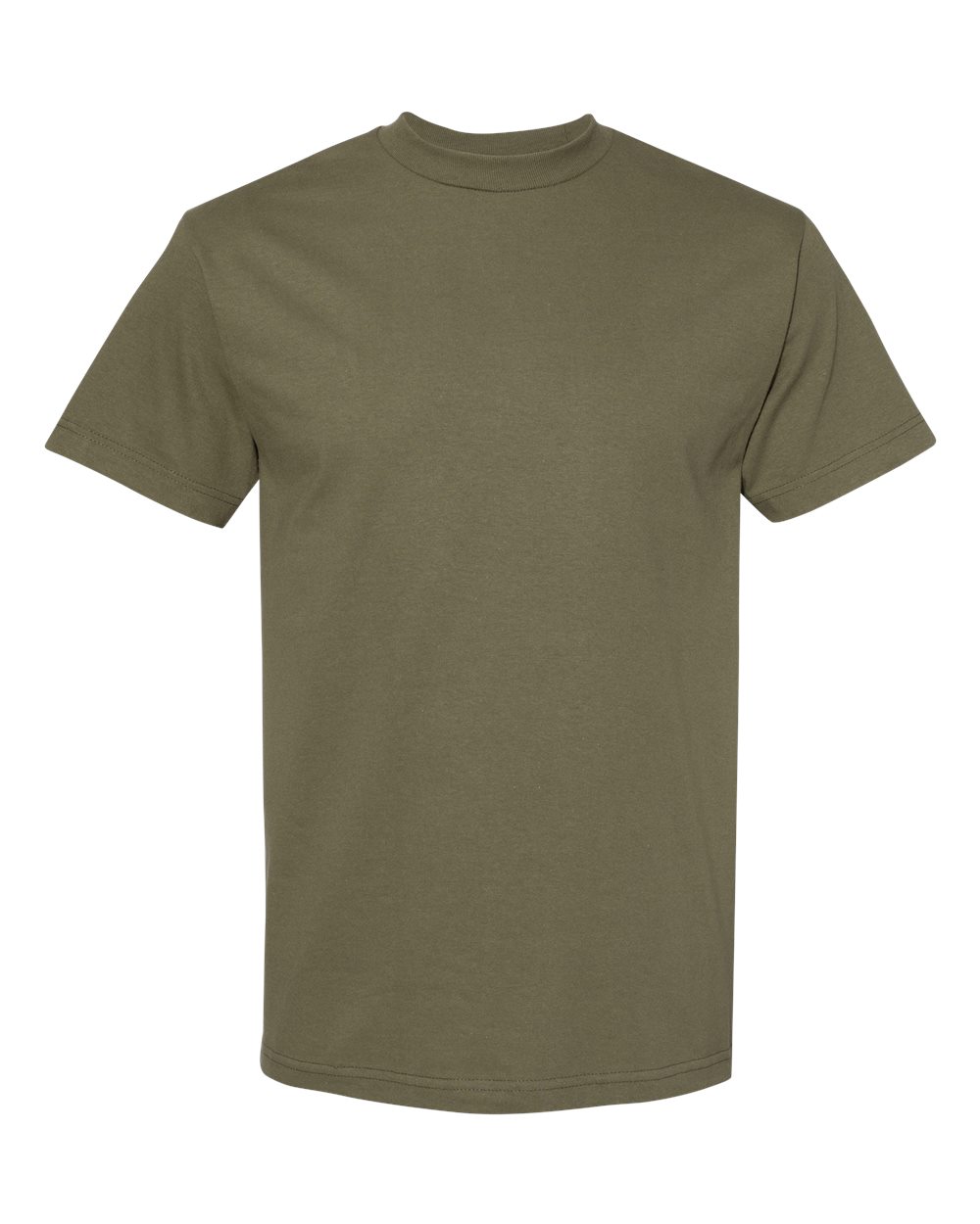 American Apparel 1301 Unisex Heavyweight Cotton Tee in Military Green