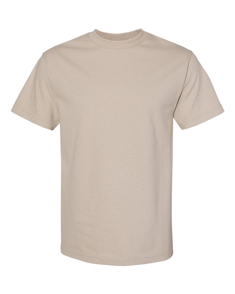 American Apparel 1301 Unisex Heavyweight Cotton Tee in Sand