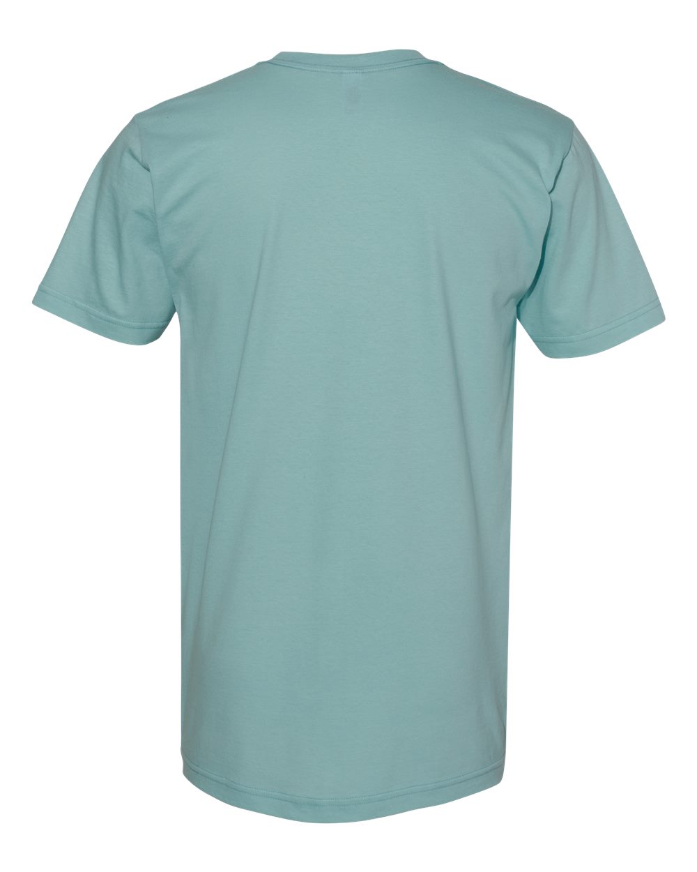 American Apparel 2001 Unisex Fine Jersey Tee in Arctic, back