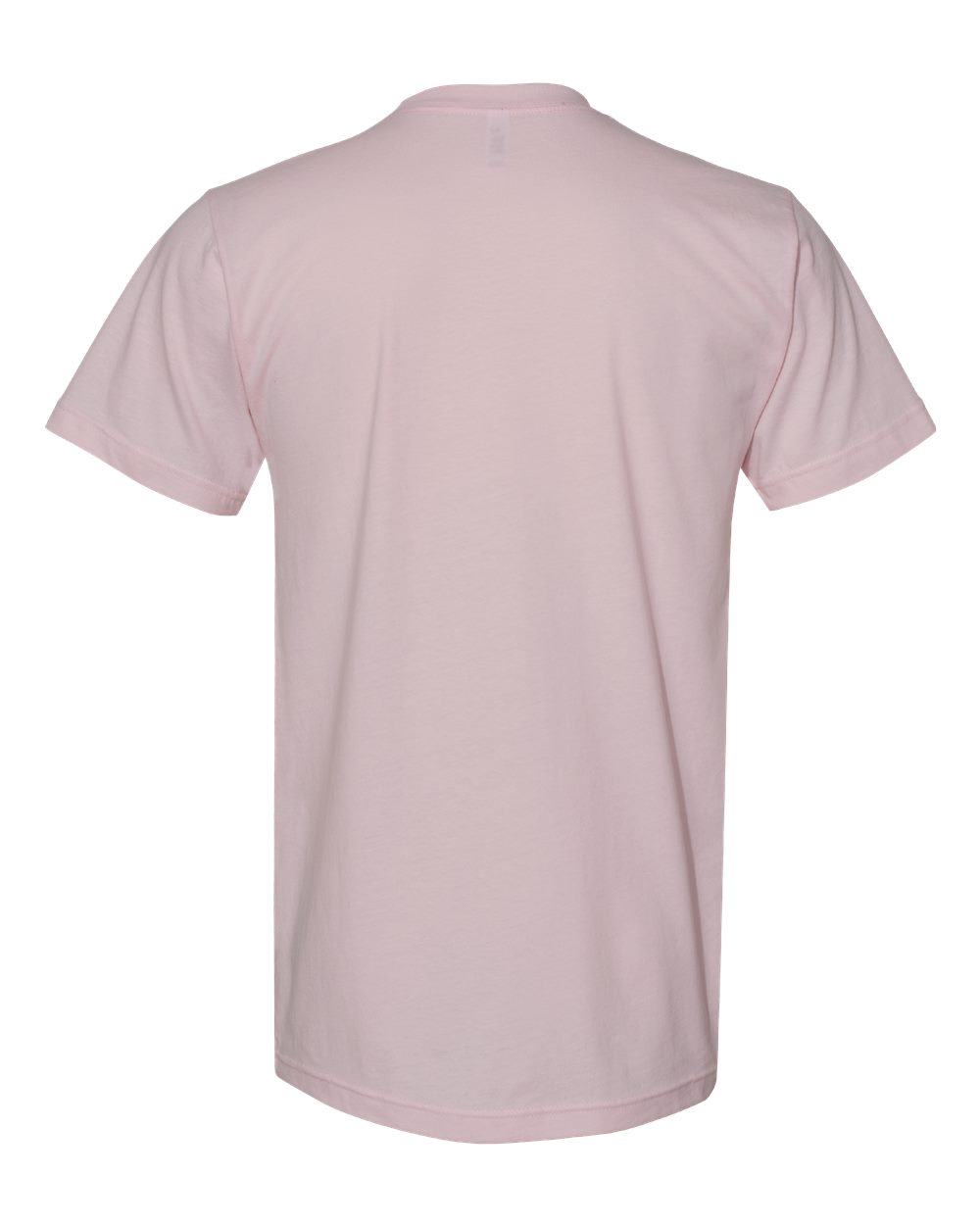 American Apparel 2001 Unisex Fine Jersey Tee in Blush, back