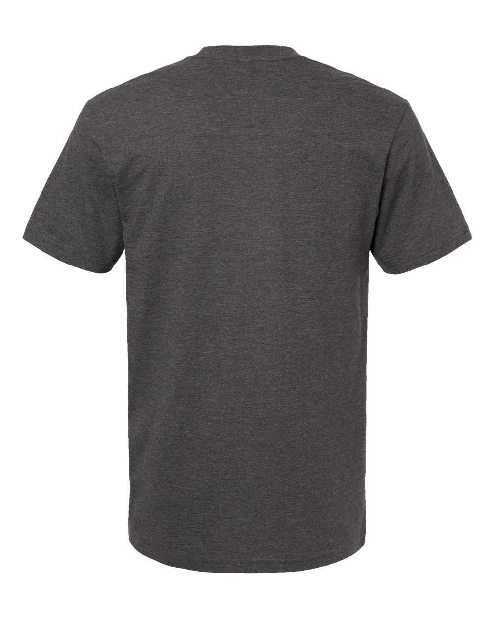 American Apparel 2001CVC Unisex CVC Tee in Heather Asphalt, back