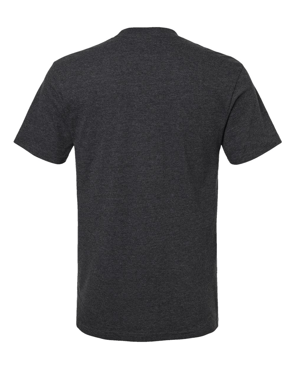 American Apparel 2001CVC Unisex CVC Tee in Heather Black, back