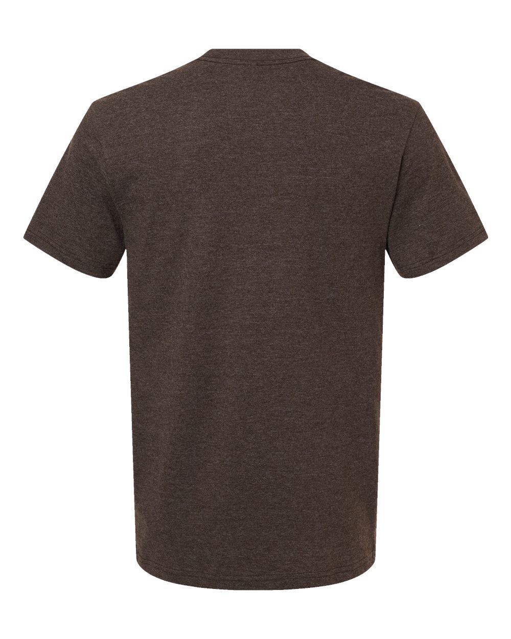 American Apparel 2001CVC Unisex CVC Tee in Heather Brown, back