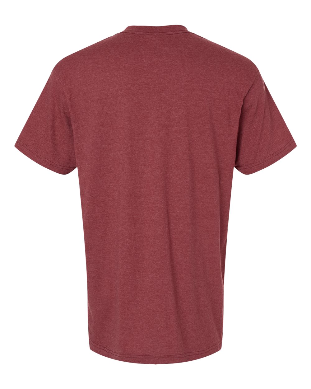American Apparel 2001CVC Unisex CVC Tee in Heather Burgundy, back