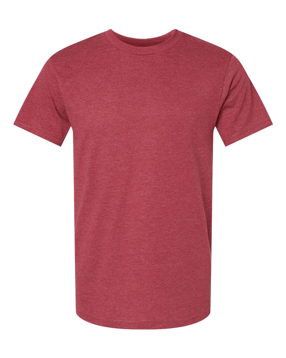 American Apparel 2001CVC Unisex CVC Tee in Heather Cardinal