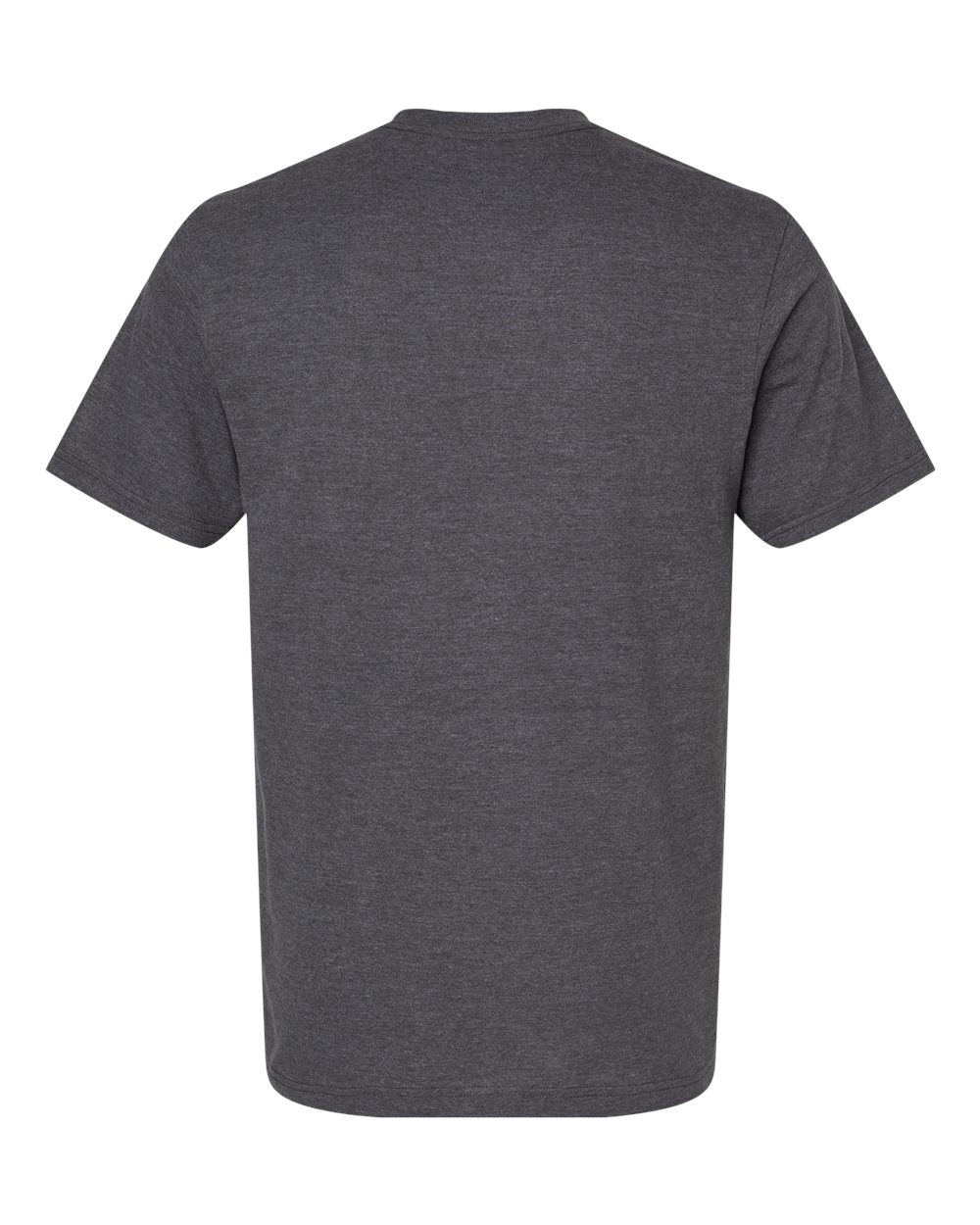 American Apparel 2001CVC Unisex CVC Tee in Heather Charcoal, back